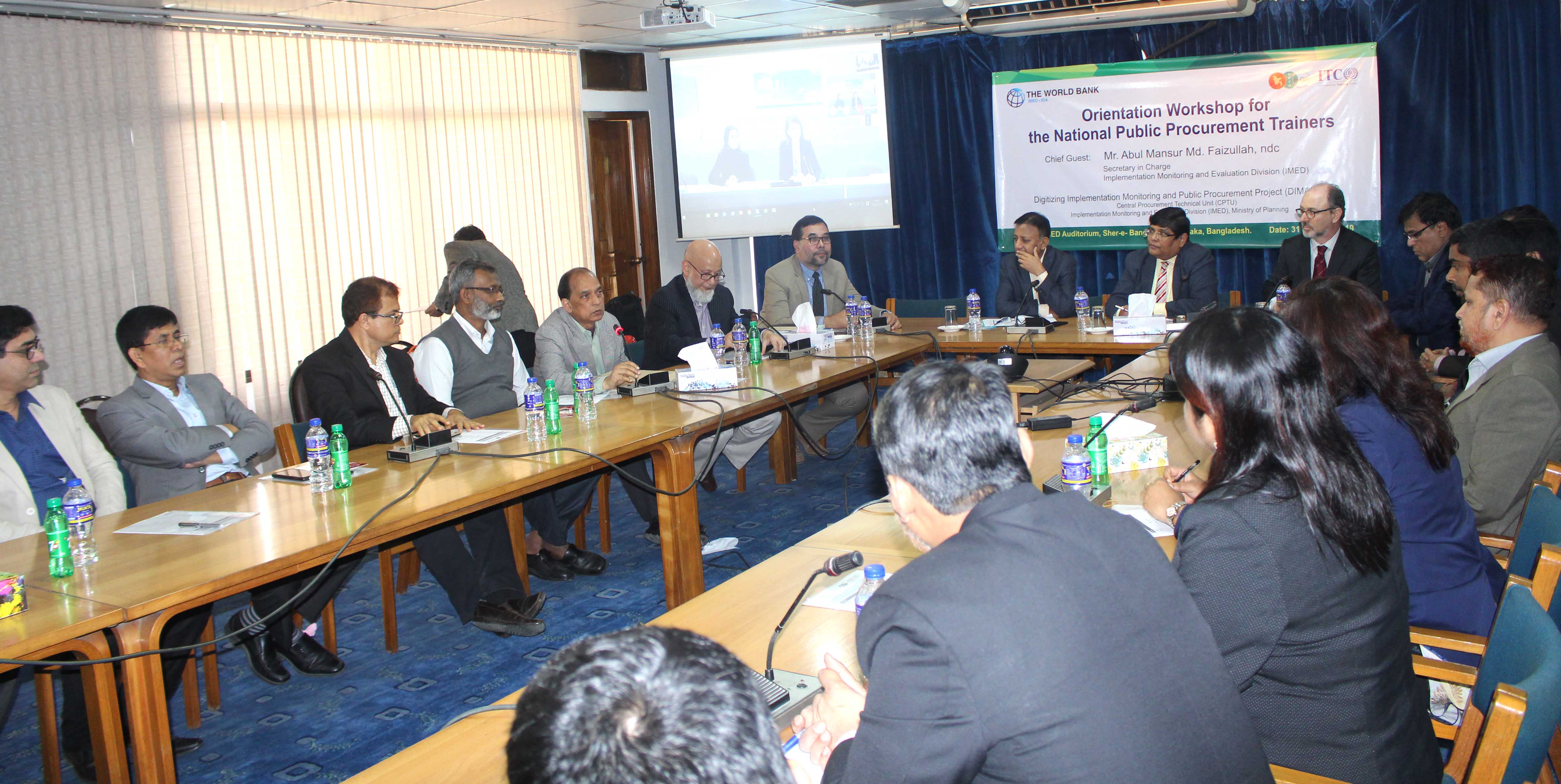 Orientation Workshop for National Public Procurement Trainers-Orientation Workshop for National Public Procurement Trainers