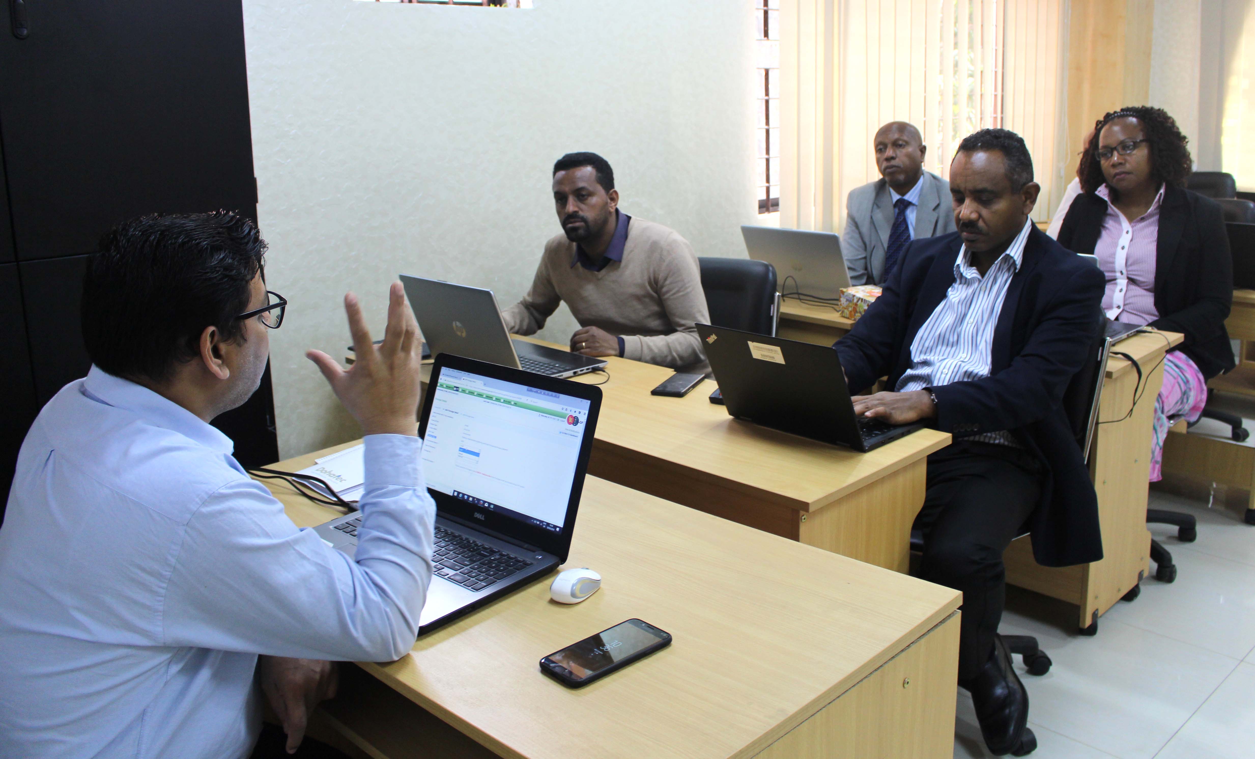 Training with Ethiopian e-GP delegation-Training with Ethiopian e-GP delegation