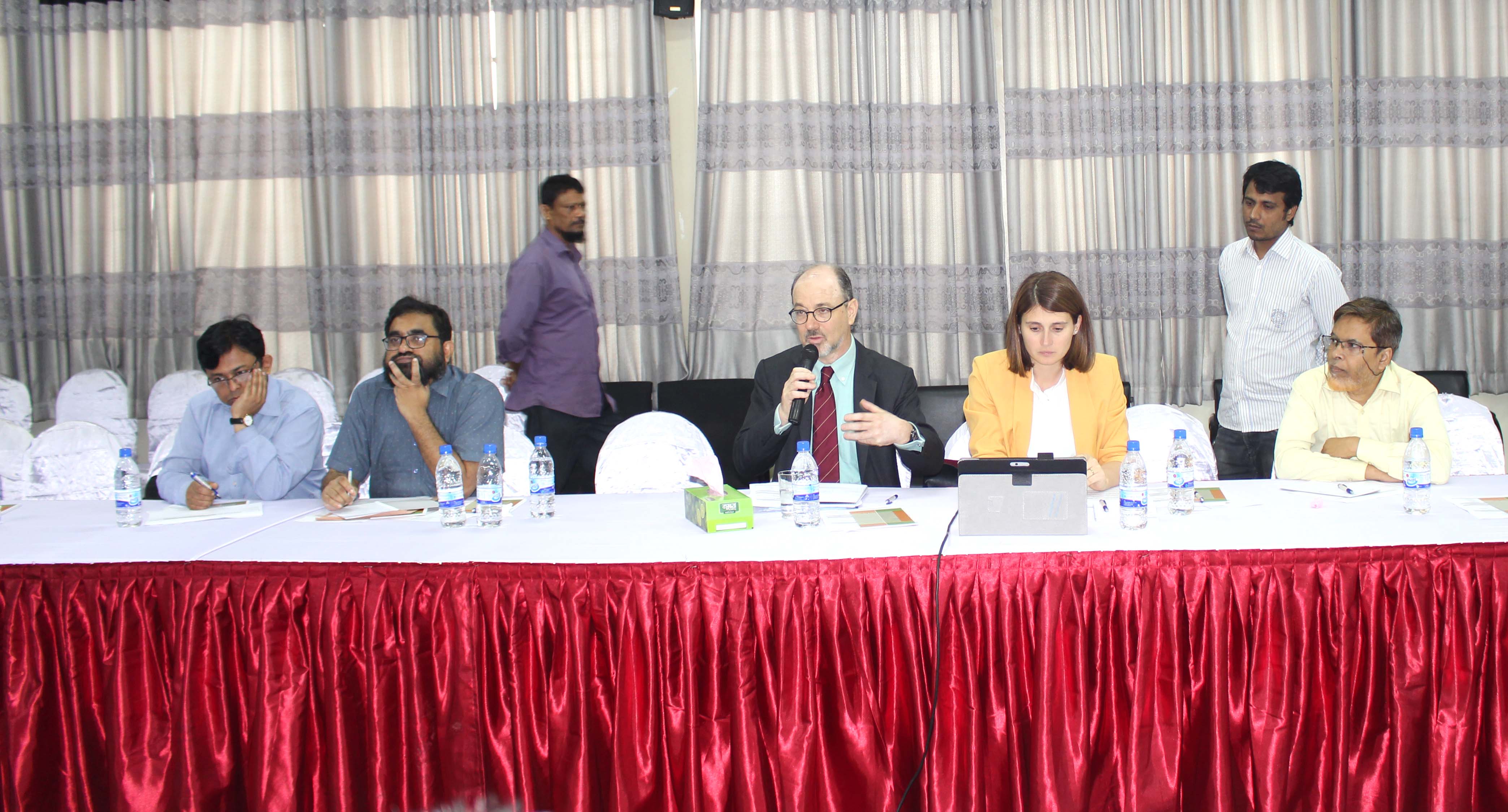  Meeting between National Trainers and Inception Mission of the ITCILO- Meeting between National Trainers and Inception Mission of the ITCILO