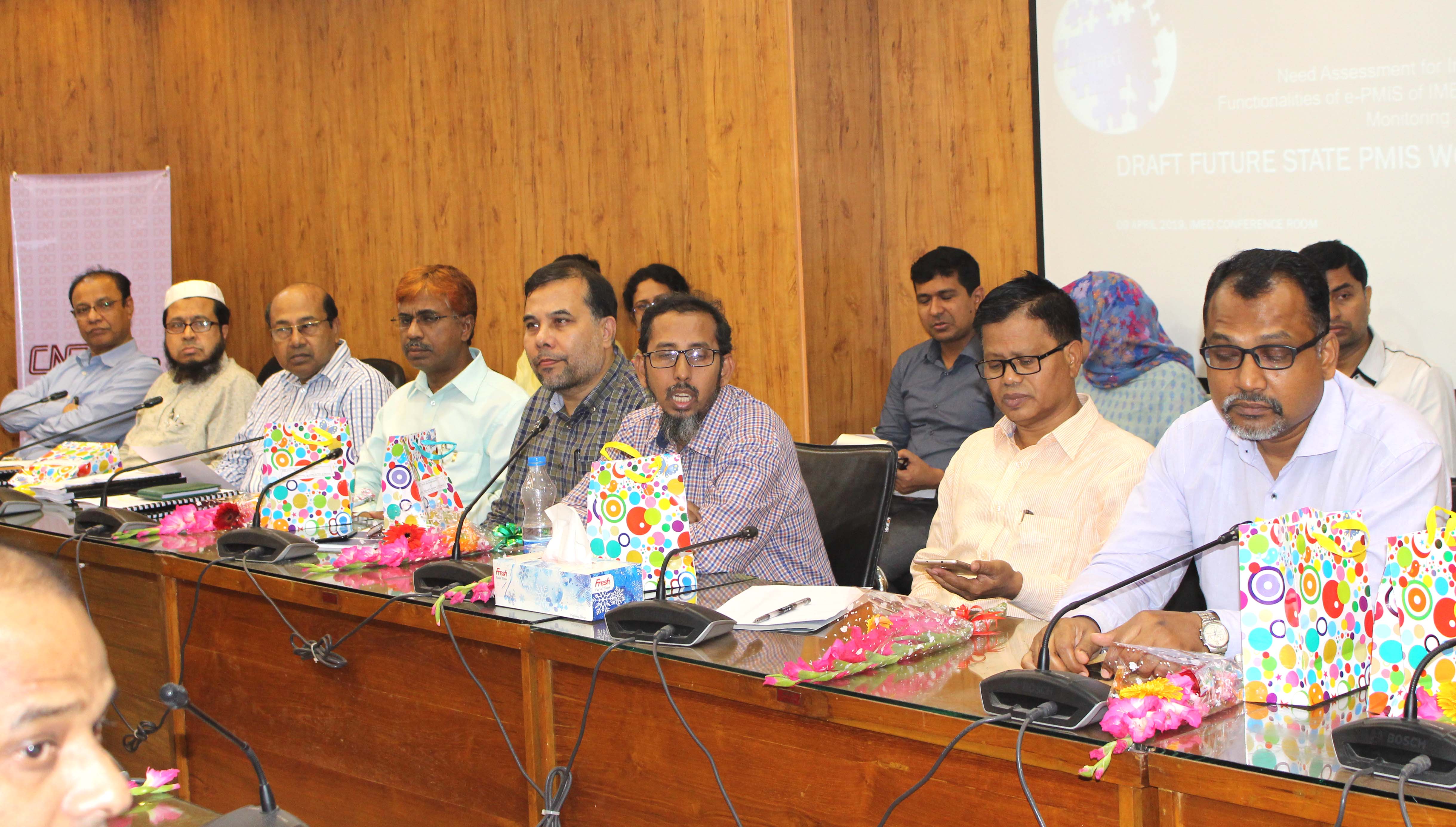 Workshop on Need Assessment for Improvement of Functionalities of e-PMIS of IMED-Workshop on Need Assessment for Improvement of Functionalities of e-PMIS of IMED