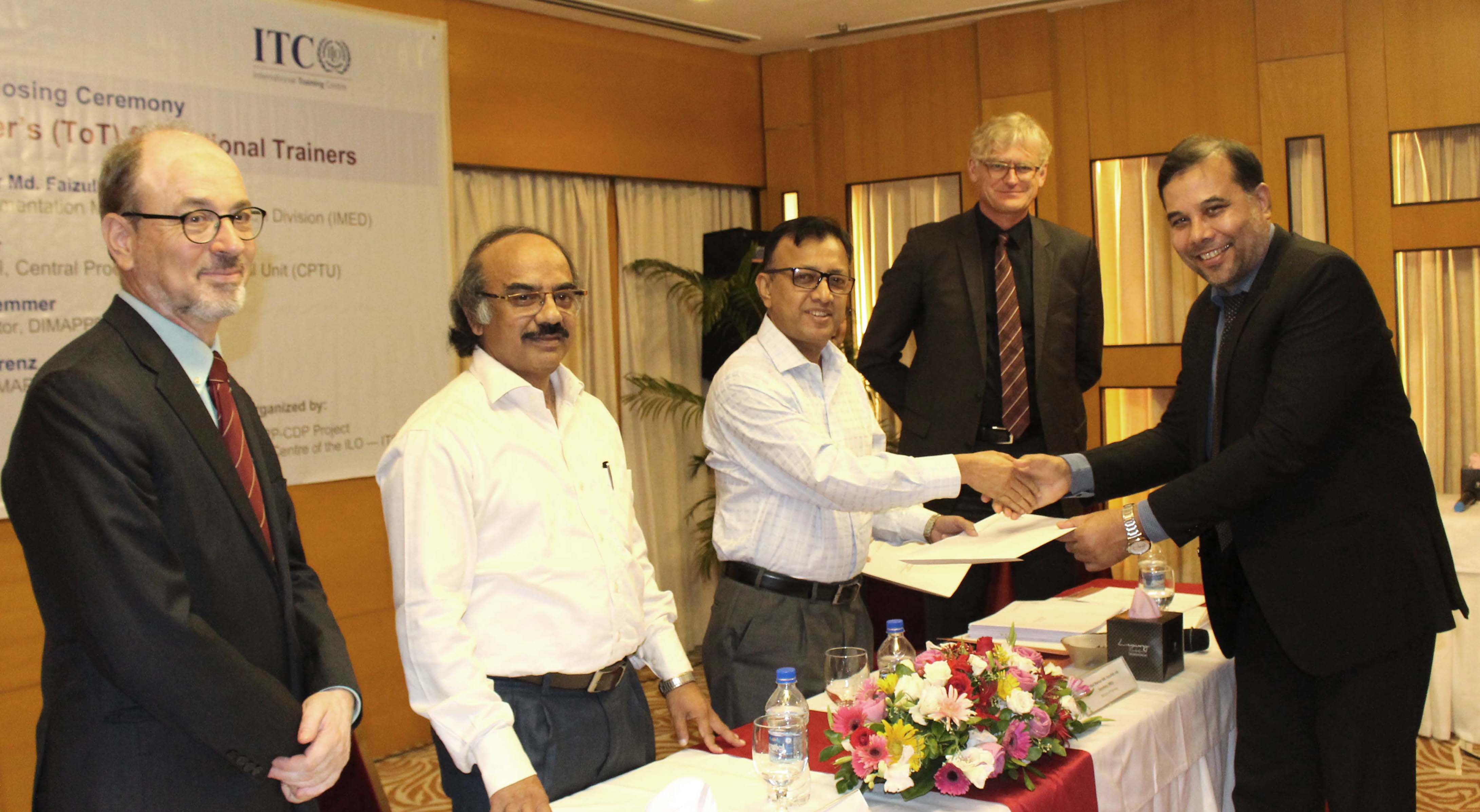 Closing Ceremony Training of Trainers course for the National Procurement Trainers-Closing Ceremony Training of Trainers course for the National Procurement Trainers